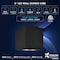 Luxrite Outdoor LED Up or Down Cube Wall Light Black 3CCT 3000K-5000K 15W Aluminum IP65 Waterproof ETL LR40346-1PK - alternate 5
